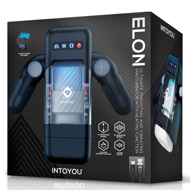FUNÇÃO PARA CIMA E PARA BAIXO DO MASTURBADOR INTELIGENTE INTOYOU ELON, CALOR, VIBRAÇÃO E SUPORTE MÓVEL