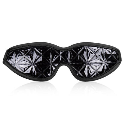 MÁSCARA PARA OLHOS DE COURO VEGANO BLACK SAPPHIRE SAPPHIRE