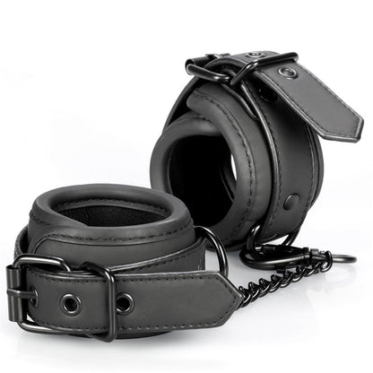 ALGEMAS DE COURO VEGANO INTOYOU BLACK SHADOW