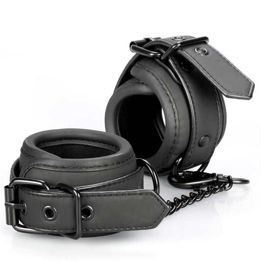 ALGEMAS DE COURO VEGANO INTOYOU BLACK SHADOW