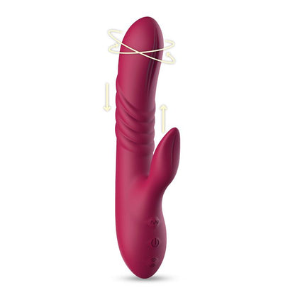 VIBRADOR ENGILY ROSS ODRY COM MOVIMENTO TELESCÓPICO, OSCILANTE E VIBRATÓRIO