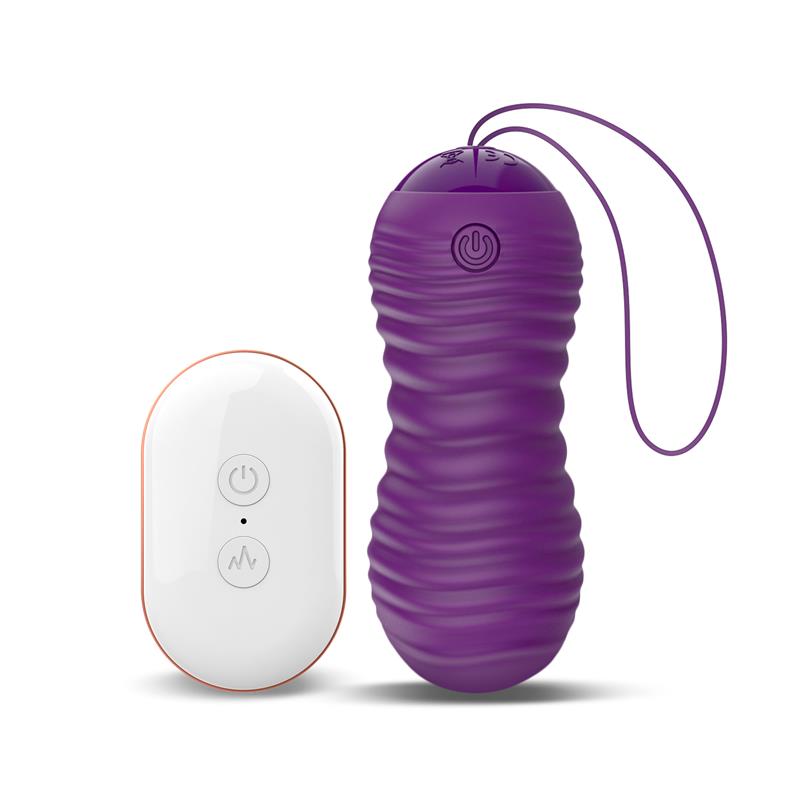 LATETOBED ORIO OVO VIBRATÓRIO E MOVIMENTO TELESCÓPICO PARA CIMA E PARA BAIXO CONTROLE REMOTO ROXO