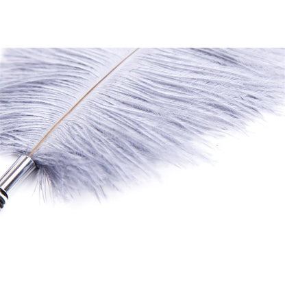 LATETOBED BDSM LINE PENAS ESTIMULANTES 46 CM BRANCO/PRETO