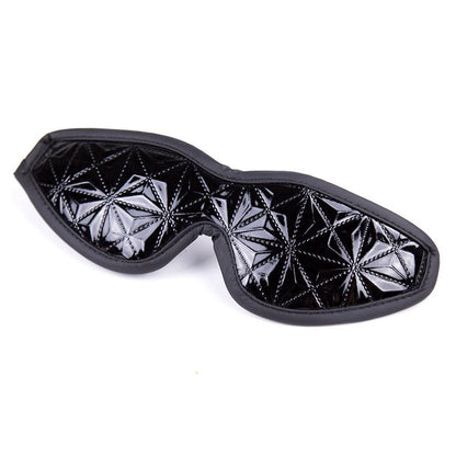 MÁSCARA PARA OLHOS DE COURO VEGANO BLACK SAPPHIRE SAPPHIRE