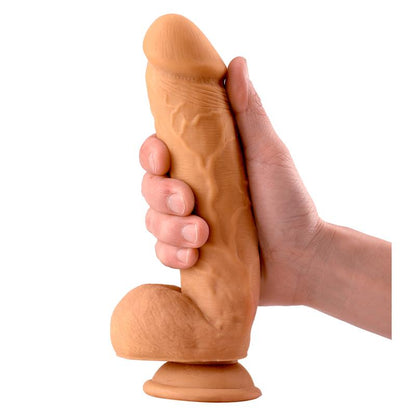 DILDO REALISTA COM TESTÍCULOS 8,5" NATURAL