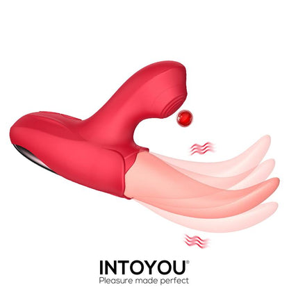 ESTIMULADOR DUPLO INTOYOU COM LÍNGUA E PULSAÇÃO