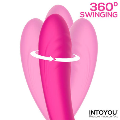 VIBRADOR INTOYOU LANTY PARA CASAIS COM OSCILAÇÃO 360º E CONTROLE REMOTO
