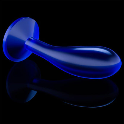 PLUG ANAL LOVETOY IMPECÁVEL TRANSPARENTE AZUL 6