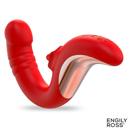 VIBRADOR ENGILY ROSS DRAKO COM IMPULSO E LÍNGUA OSCILANTE 360º