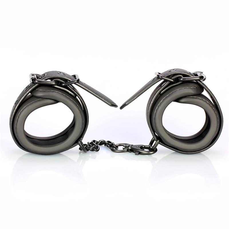 ALGEMAS DE COURO VEGANO INTOYOU BLACK SHADOW