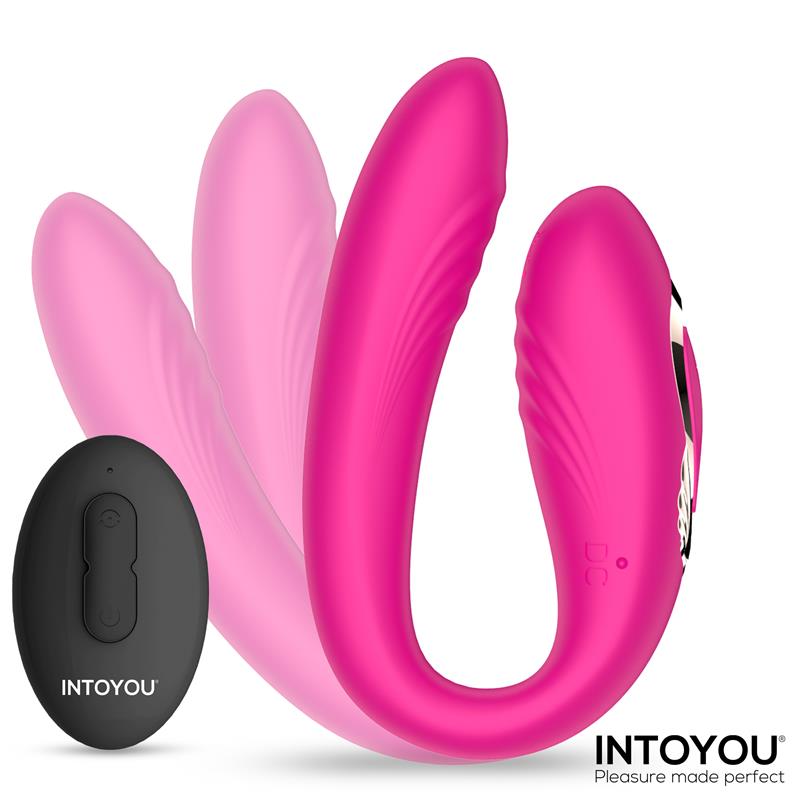VIBRADOR INTOYOU LANTY PARA CASAIS COM OSCILAÇÃO 360º E CONTROLE REMOTO