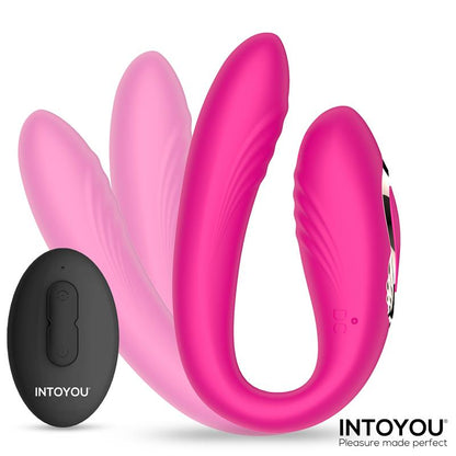 VIBRADOR INTOYOU LANTY PARA CASAIS COM OSCILAÇÃO 360º E CONTROLE REMOTO