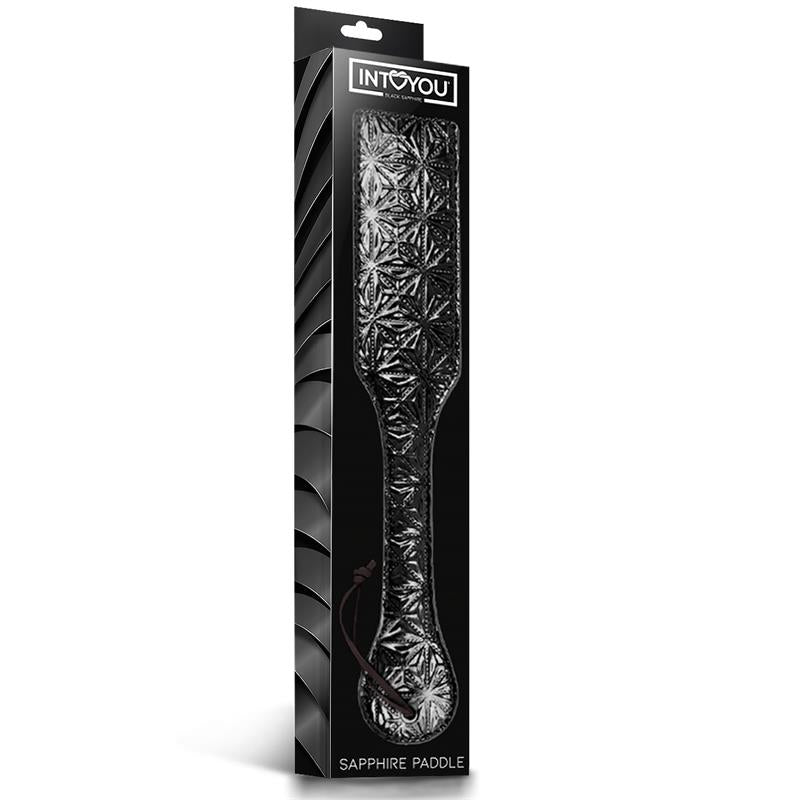 PÁ DE COURO VEGANO DE SAFIRA BLACK SAPPHIRE