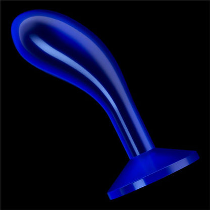 PLUG ANAL LOVETOY IMPECÁVEL TRANSPARENTE AZUL 6