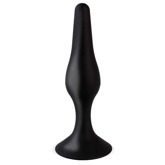PLUG ANAL 11 CM SILICONE PRETO