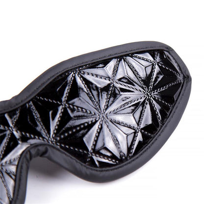 MÁSCARA PARA OLHOS DE COURO VEGANO BLACK SAPPHIRE SAPPHIRE