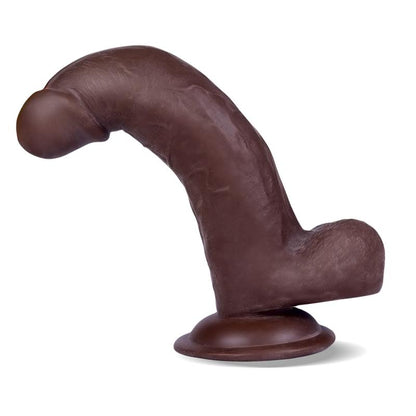 DILDO REALISTA CAMADA DUPLA RETRÁTIL E AJUSTÁVEL 8"