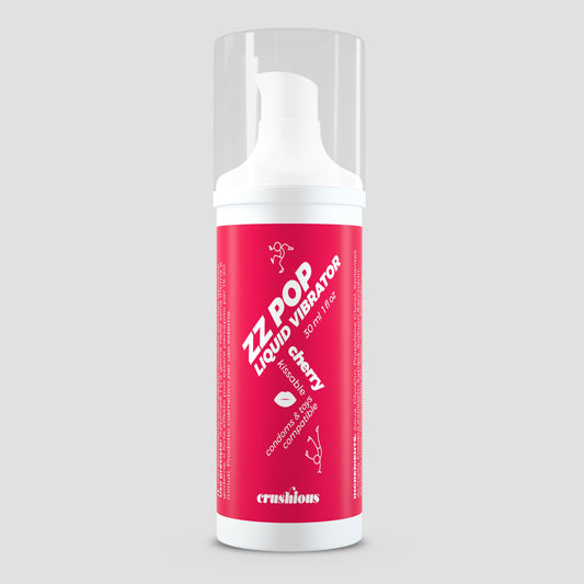 VIBRADOR LÍQUIDO ZZ POP COM AROMA CEREJA 30ML