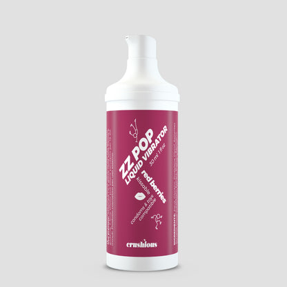 VIBRADOR LÍQUIDO ZZ POP COM AROMA FRUTOS VERMELHOS 30ML