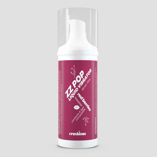 VIBRADOR LÍQUIDO ZZ POP COM AROMA FRUTOS VERMELHOS 30ML
