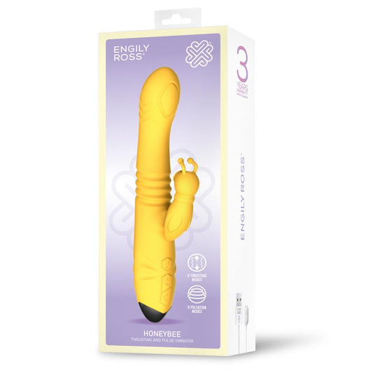 VIBRADOR ENGILY ROSS HONEYBEE COM IMPULSO E PULSAÇÃO