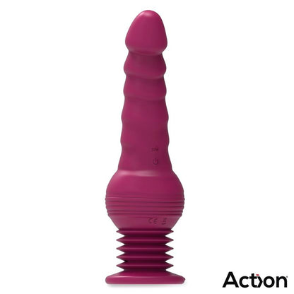VIBRADOR ACTION ROCKET COM IMPULSO ULTRA JET THRUSTER COM PODEROSA VENTOSA