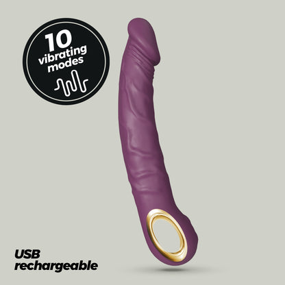 MAGNUS VIBRADOR REALISTA ROXO