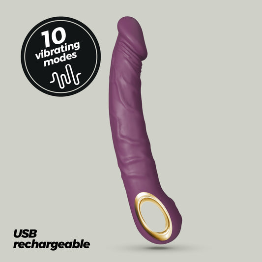 MAGNUS VIBRADOR REALISTA ROXO