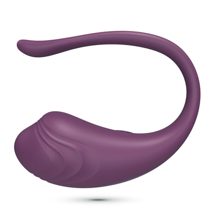 OVO VIBRATÓRIO RECARREGÁVEL COM COMANDO TAMAGO ROXO