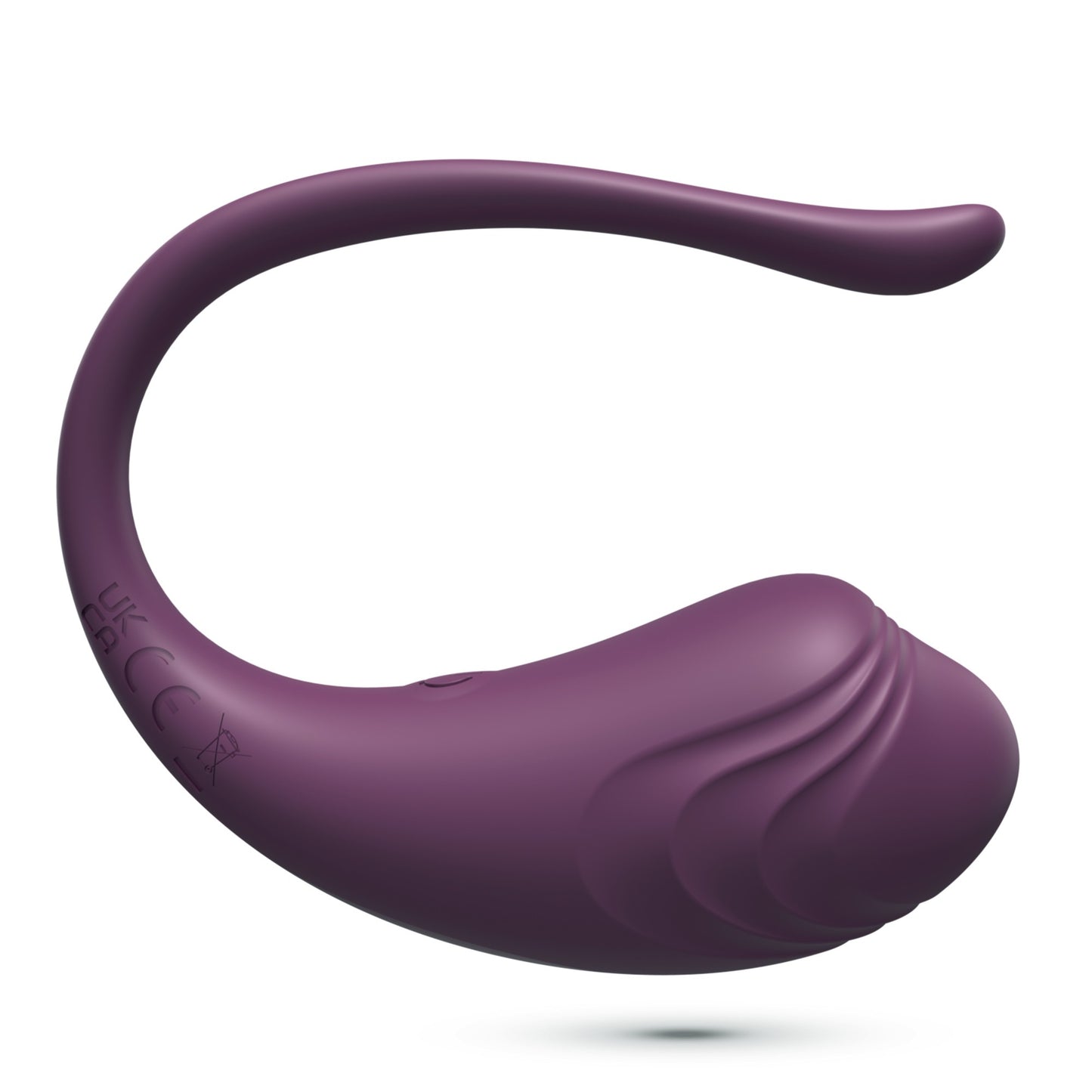 OVO VIBRATÓRIO RECARREGÁVEL COM COMANDO TAMAGO ROXO