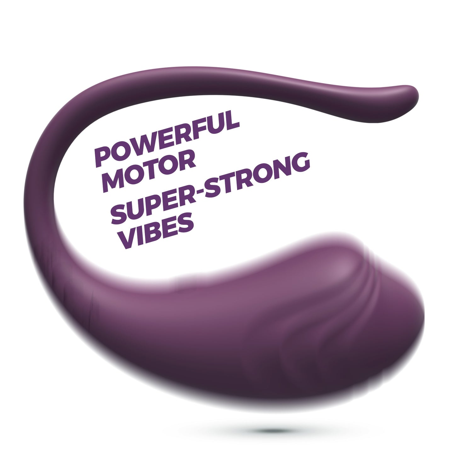 OVO VIBRATÓRIO RECARREGÁVEL COM COMANDO TAMAGO ROXO