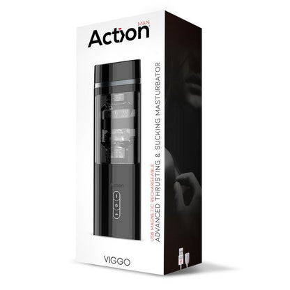 MASTURBADOR ACTION VIGGO ADVANCED PARA CIMA E PARA BAIXO E CHUPANDO