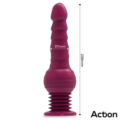 VIBRADOR ACTION ROCKET COM IMPULSO ULTRA JET THRUSTER COM PODEROSA VENTOSA
