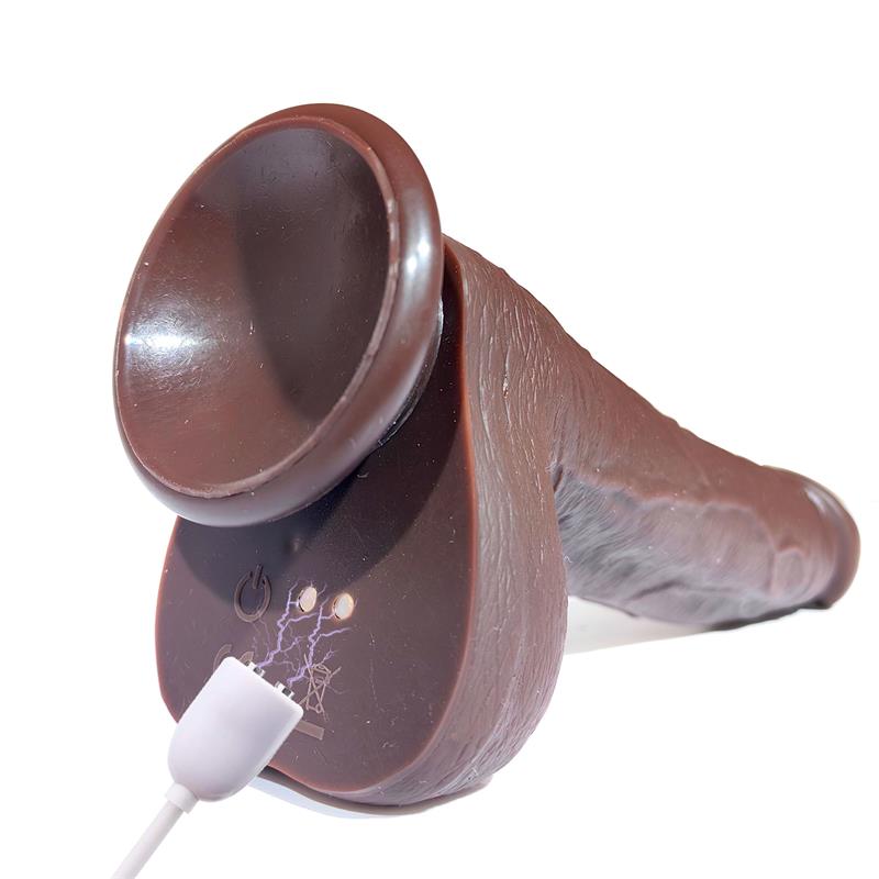 CENTAURO SEVERO VIBRADOR REALISTA TURBO AGITANDO IMPULSO, ROTAÇÃO 360º CONTROLE REMOTO EFEITO DE CALOR