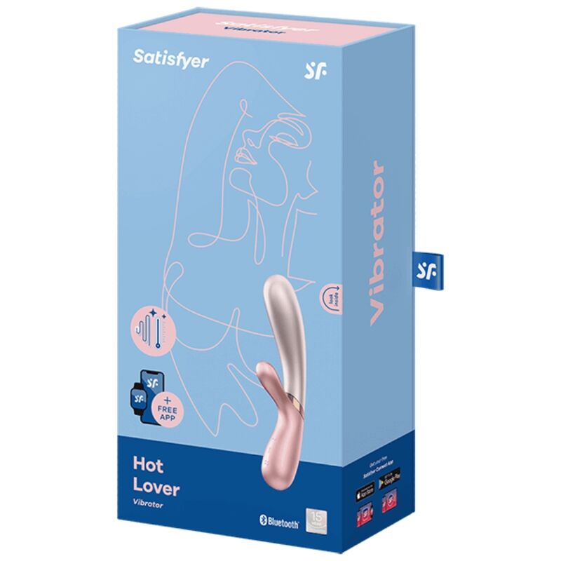 SATISFYER HOT LOVER VIBRATOR ROSE-BEIGE