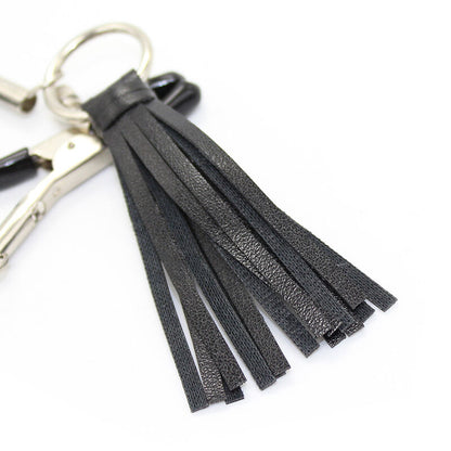 OHMAMA FETISH PU TASSEL GRAMPO DE BICO