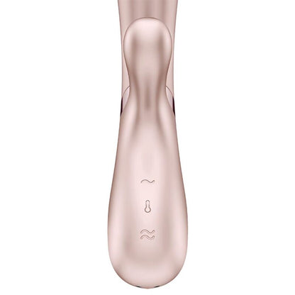 VIBRADOR AMANTE QUENTE SATISFYER - PRATA