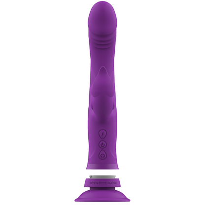 INTENSE - CASANOVA VIBRATOR RABBIT SILICONE TRIPLE ENGINE PURPLE