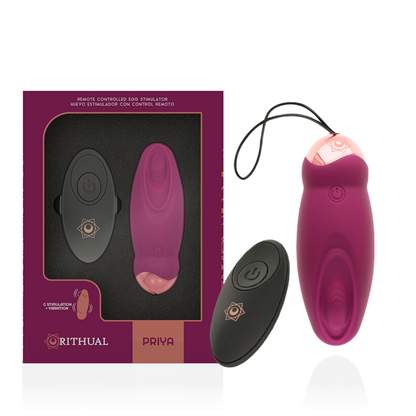 RITHUAL PRIYA REMOTE CONTROLLED EGG G-SPOT + VIBRATION