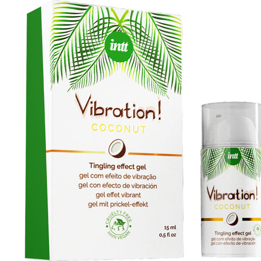 INTT - VIBRAÇÃO GEL PODEROSO ESTIMULANTE VEGANO LÍQUIDO VIBRADOR