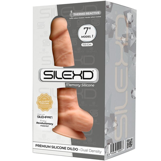 SILEXD - MODELO 1 PÊNIS REALISTA PREMIUM SILICONE SILEXPAN 17,5 CM