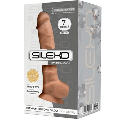 SILEXD - MODELO 1 PÊNIS REALISTA PREMIUM SILICONE SILEXPAN CANDY 17,5 CM