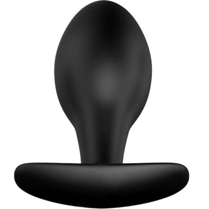 PLUG ANAL SILICONA ANCLA 8.5 CM NEGRO