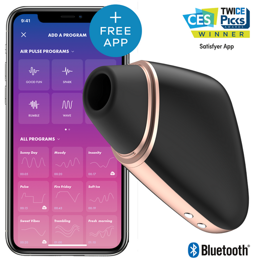 SATISFYER CONNECT TRIÂNGULO AMOROSO - PRETO