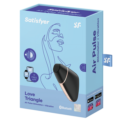 SATISFYER CONNECT TRIÂNGULO AMOROSO - PRETO