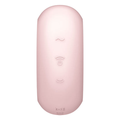 SATISFYER PRO TO GO 3 DOUBLE AIR PULSE STIMULATOR & VIBRATOR - PINK