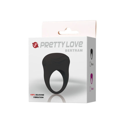 PRETTY LOVE BERTRAM VIBRATING RING BLACK