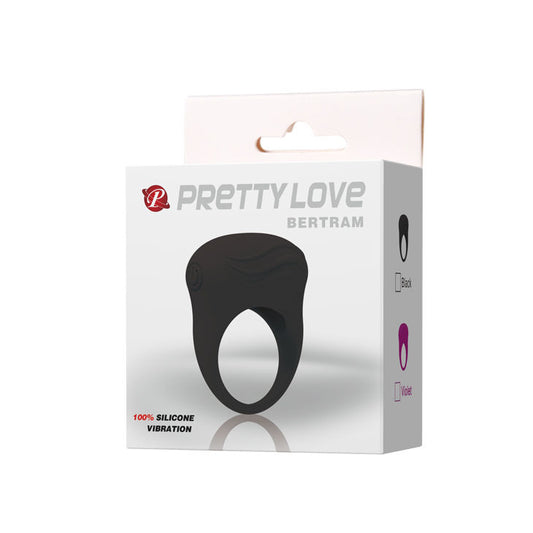 PRETTY LOVE BERTRAM VIBRATING RING BLACK