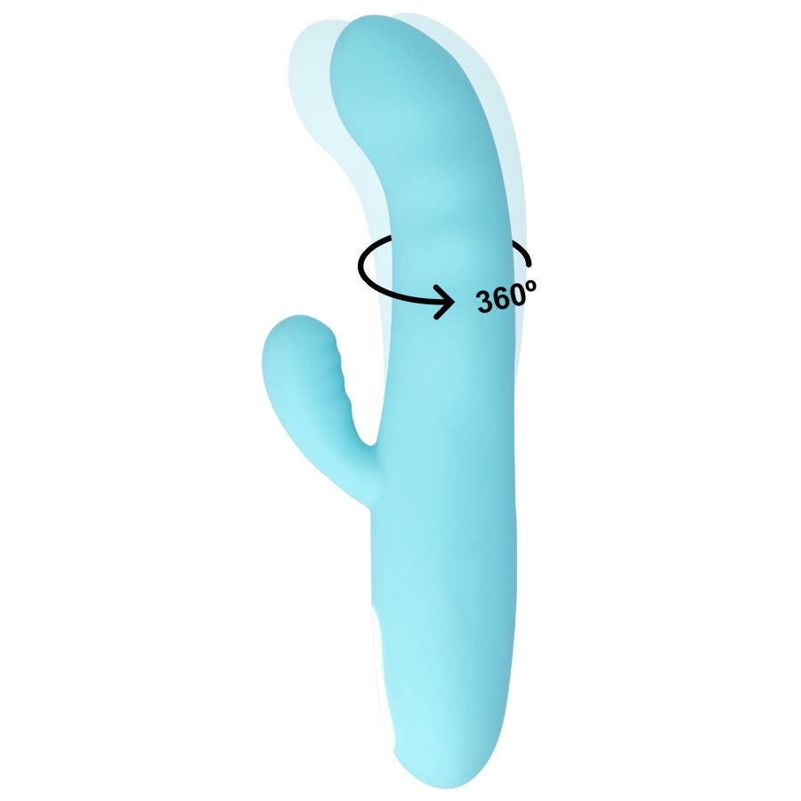 VIBRADOR GIRATÓRIO MIA EIFFEL TURQUOISE BLUE