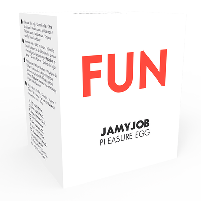 JAMYJOB EGG MASTURBATOR WHITE EDITION DISCRETT